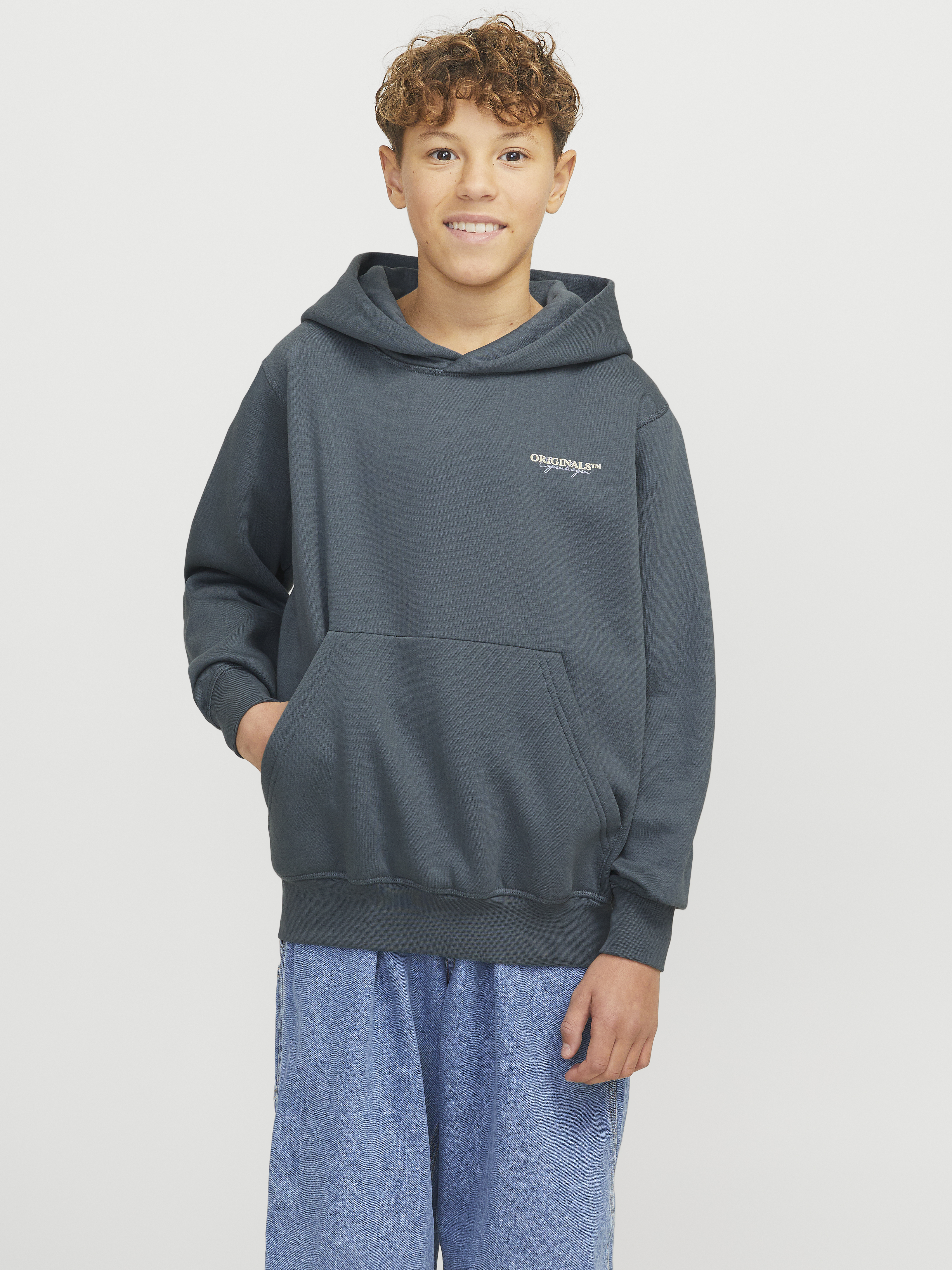 JACK&JONES - JORISLINGTON BACK SWEAT HOOD - 12274612