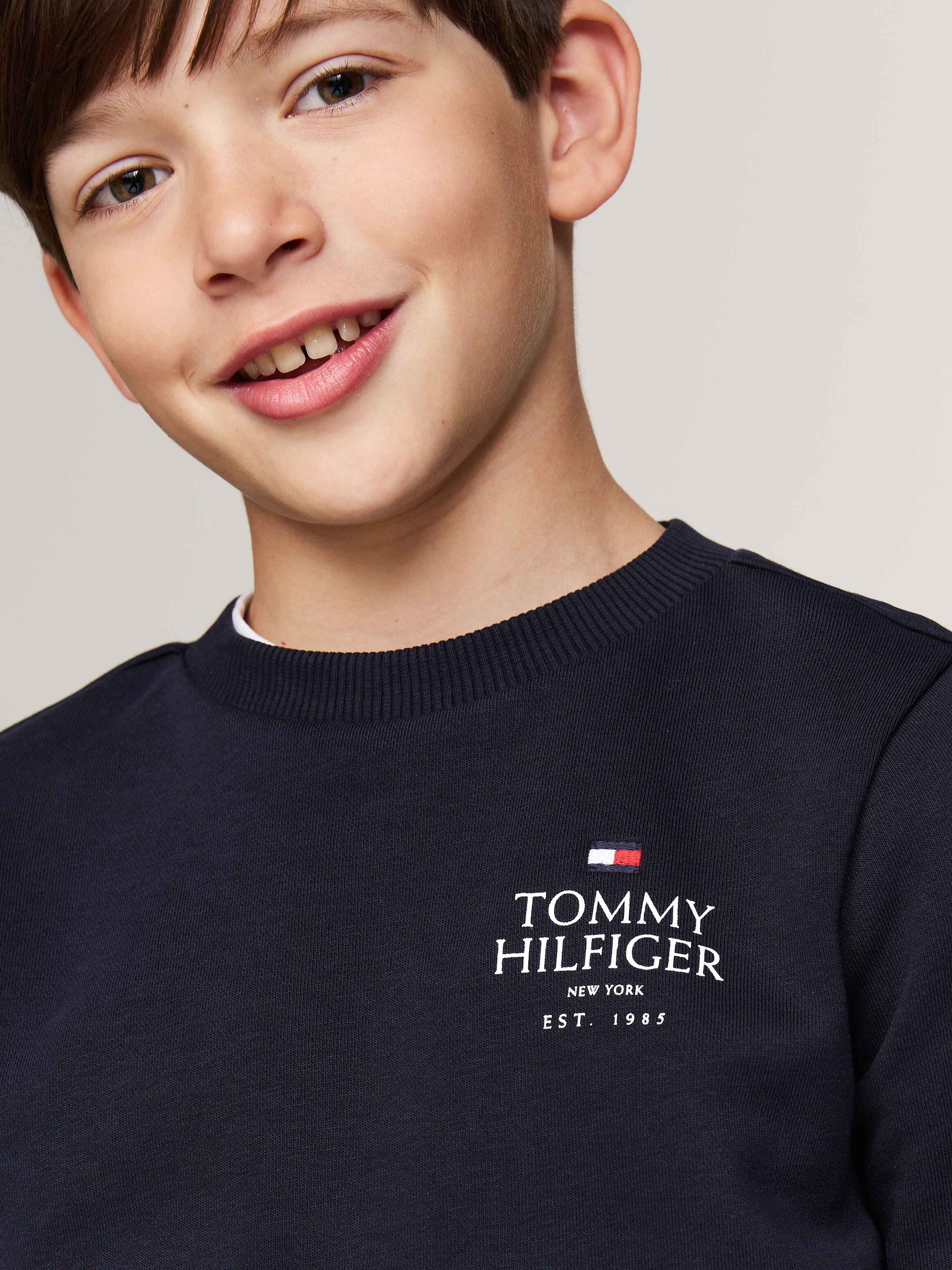 TOMMY HILFIGER - TH LOGO SWEATSHIRT - KB0KB09194DW5