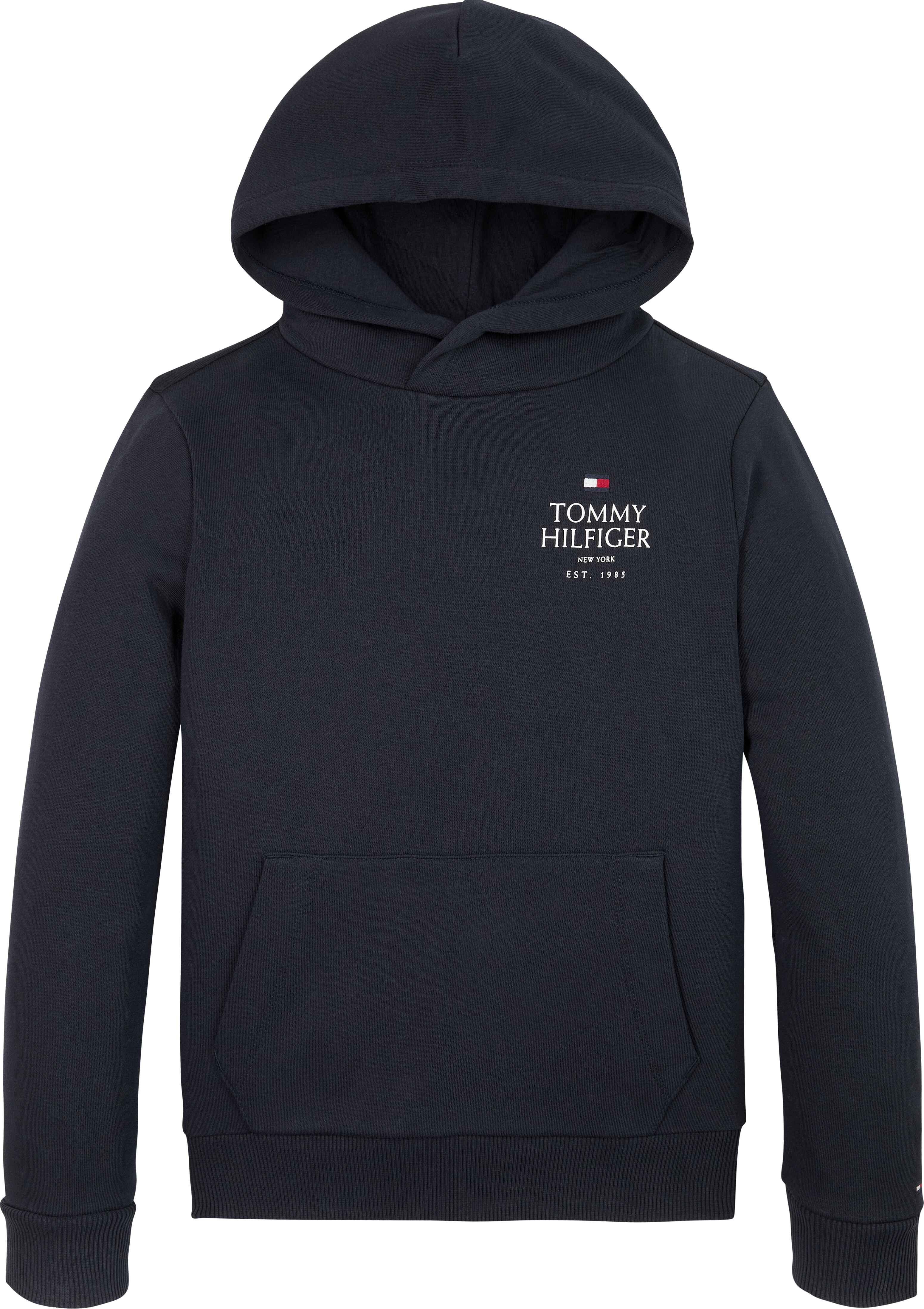 TOMMY HILFIGER - LOGO PUFF HOODIE - KB0KB09193DW5