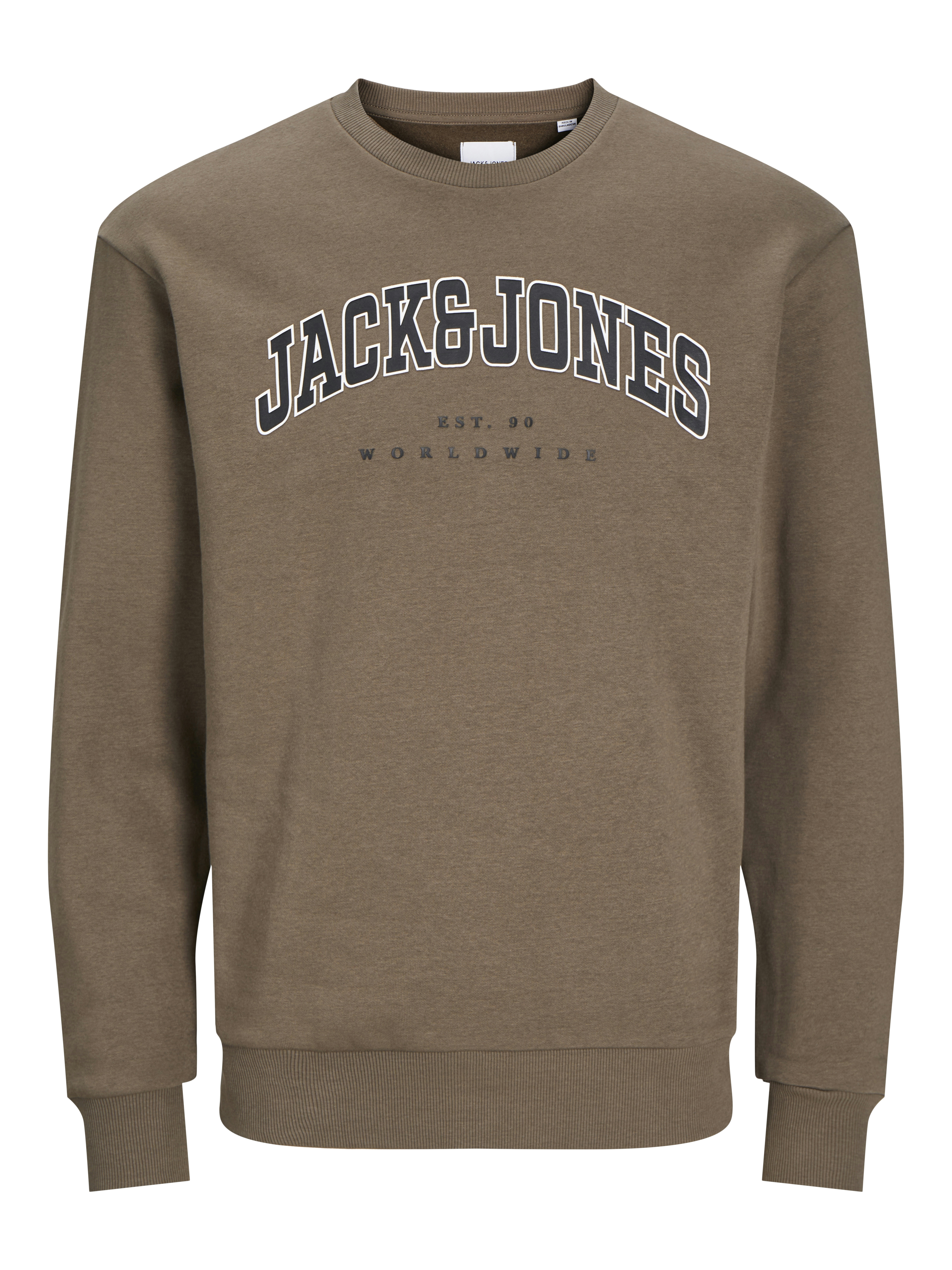 JACK&JONES - JJECALEB VARSITY SWEAT CREW - 12258967