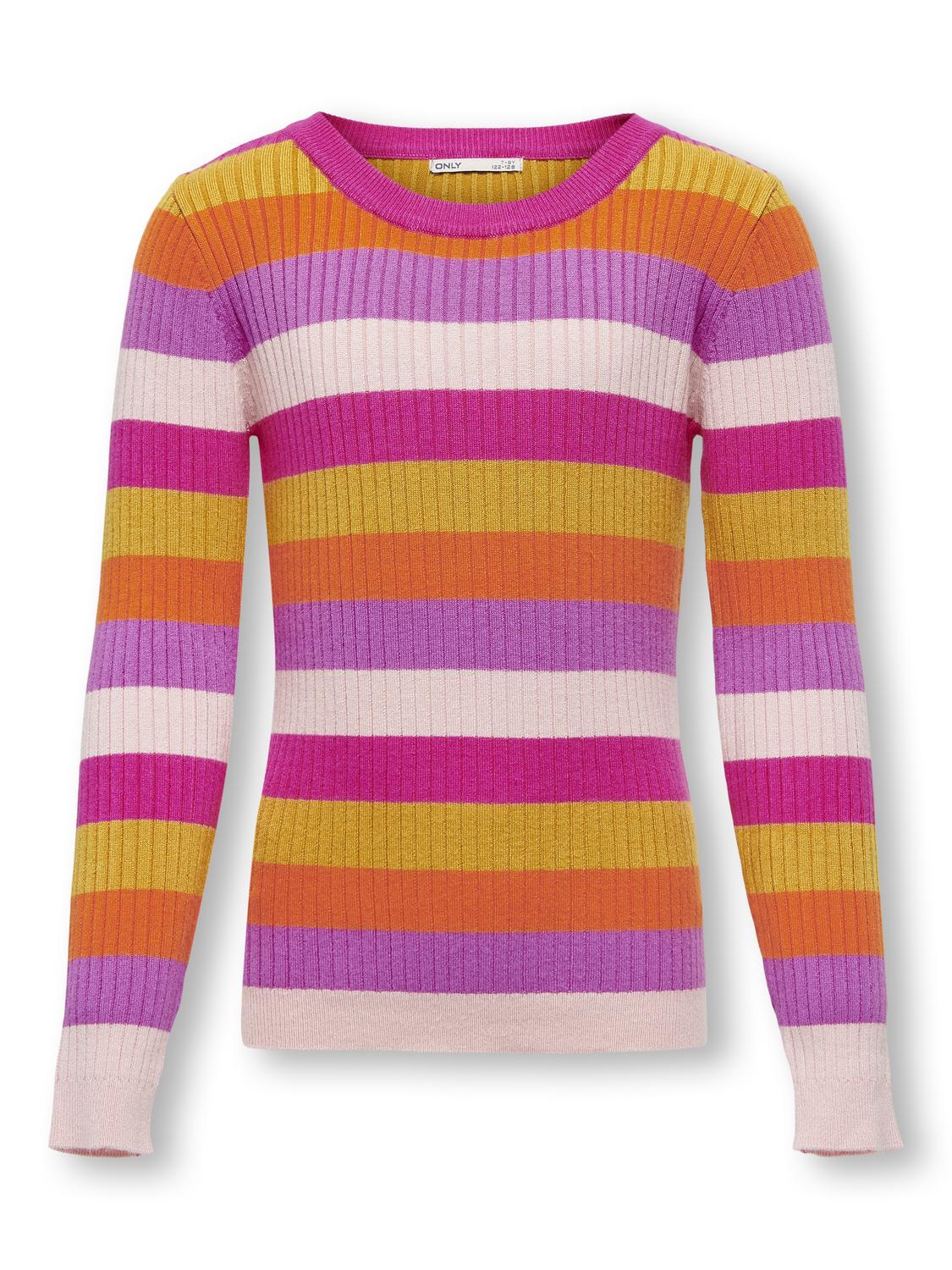 KIDS ONLY - KOGKAROL L/S O-NECK KNIT - 15321020