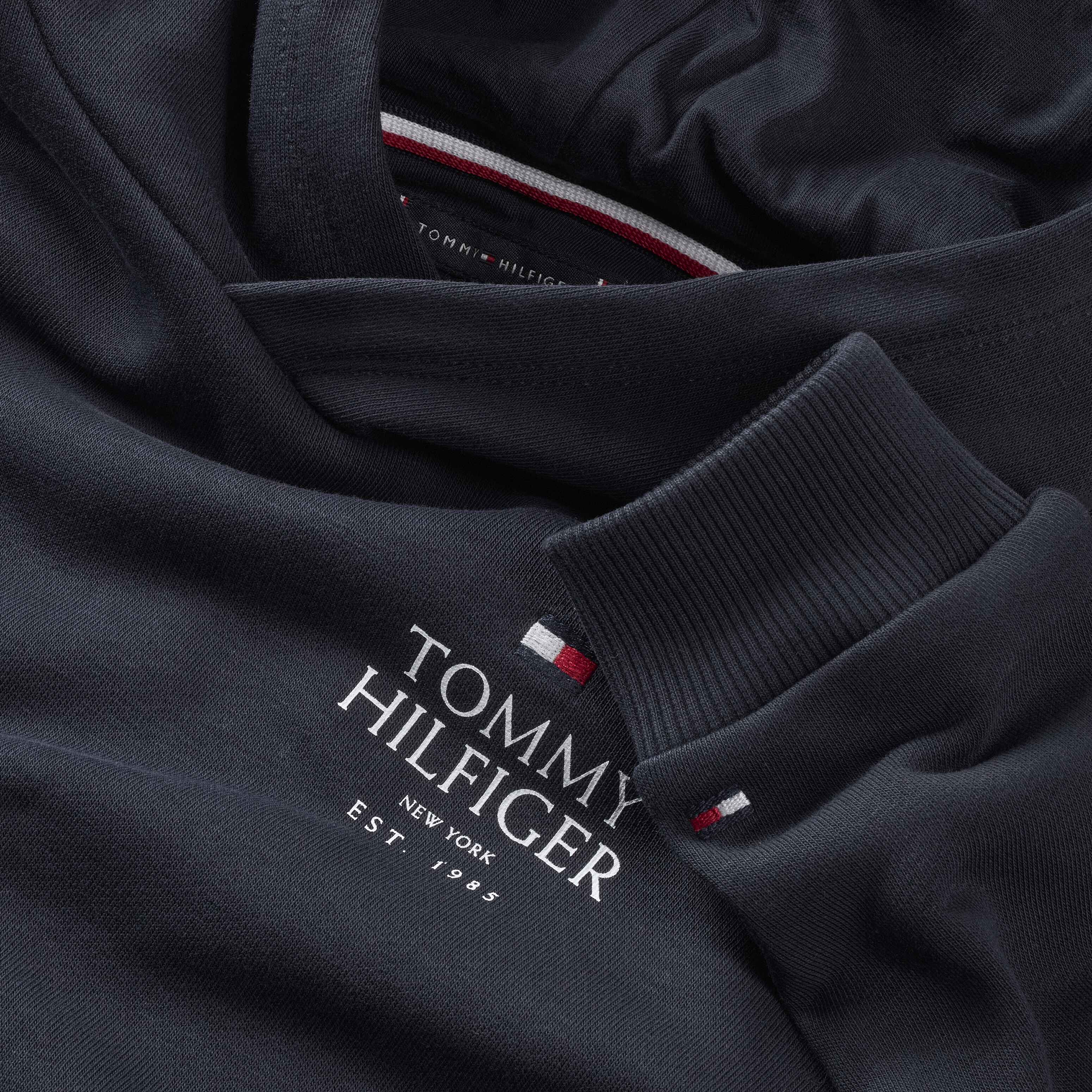 TOMMY HILFIGER - LOGO PUFF HOODIE - KB0KB09193DW5