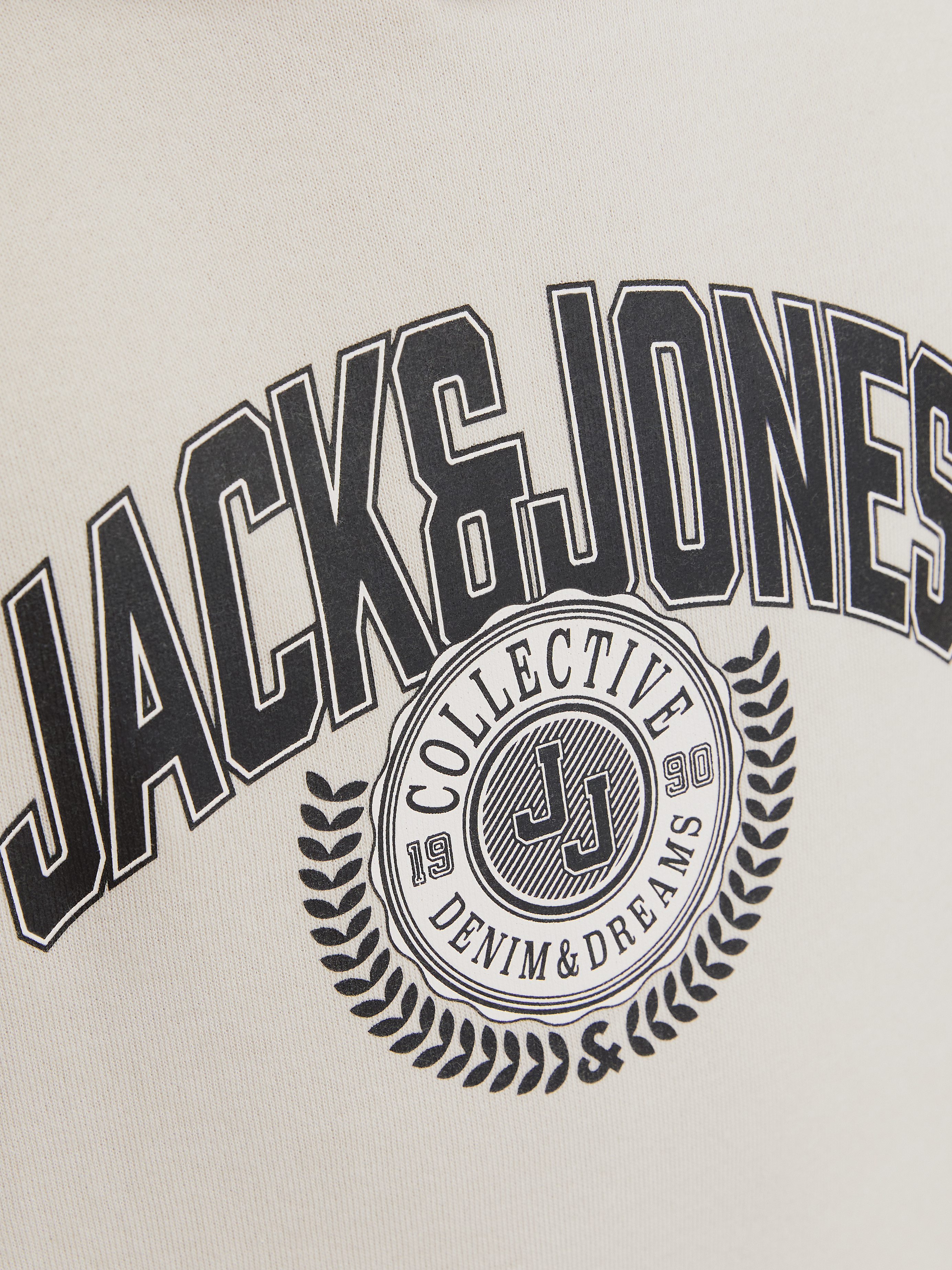 JACK&JONES - JJKAM VARSITY SWEAT HOOD - 12266761