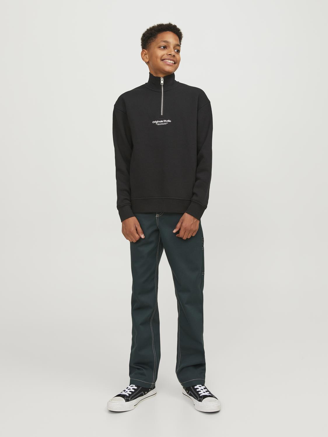 JACK&JONES - JORVESTERBRO SWEAT QUARTER ZIP - 12242475