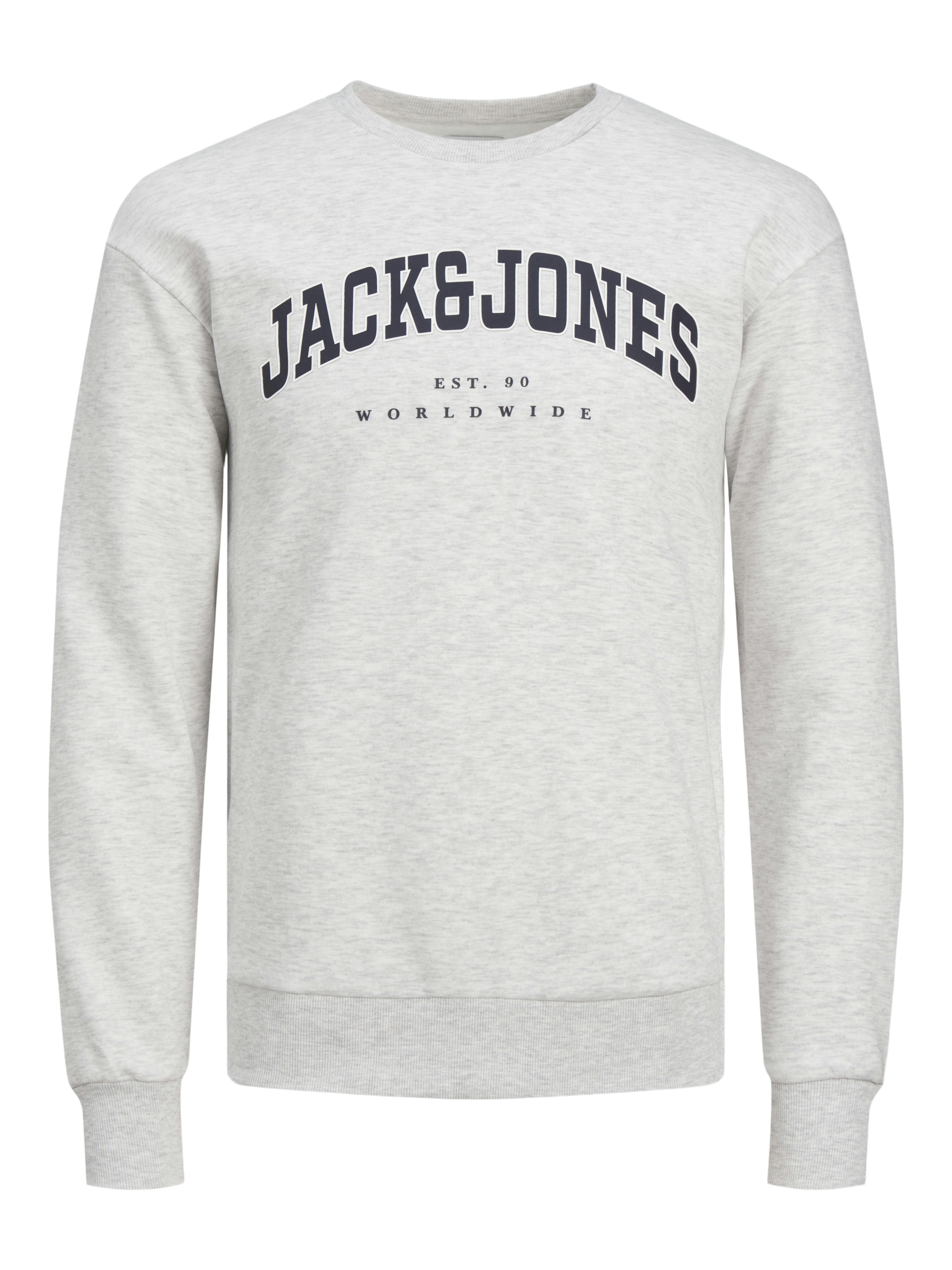 JACK&JONES - JJECALEB VARSITY SWEAT CREW - 12258967