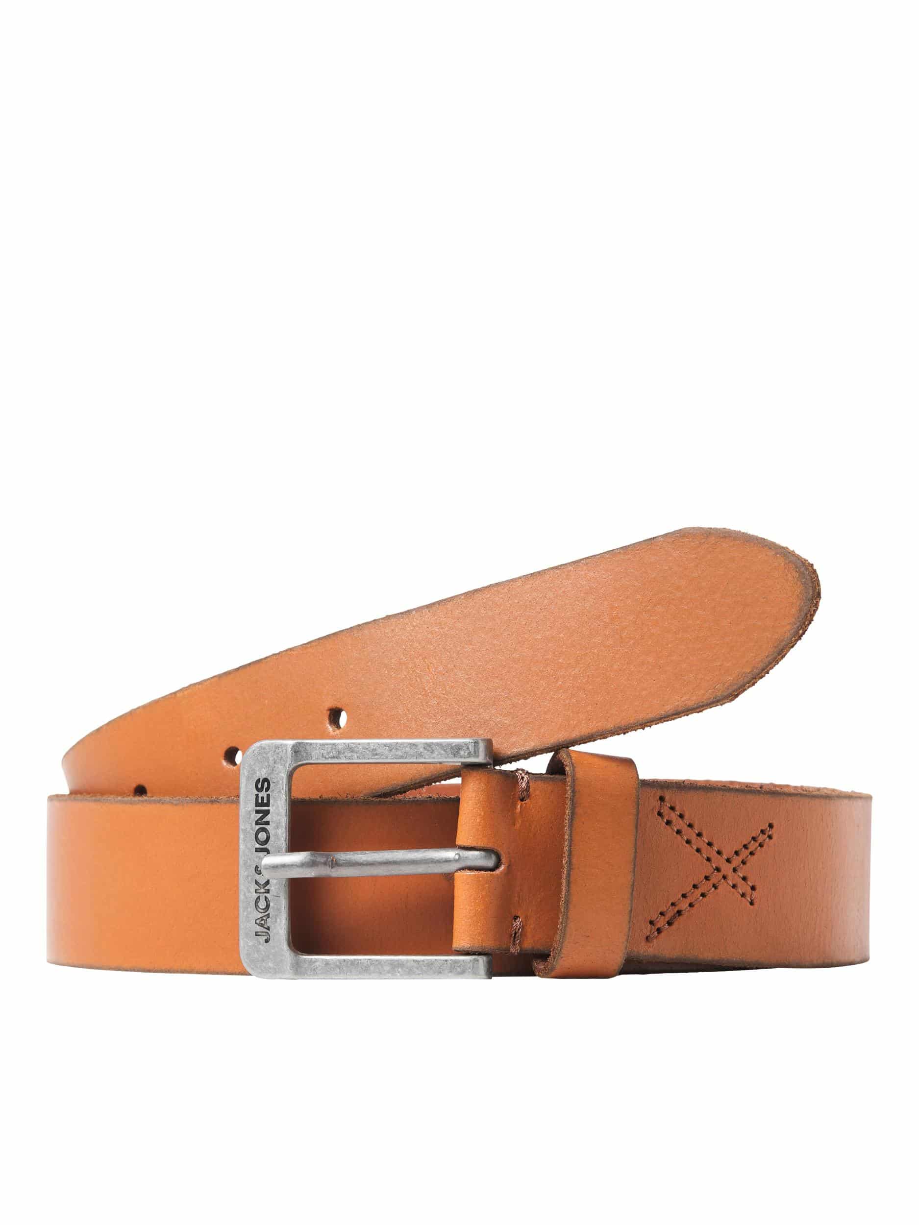 JACK&JONES - JACROCK LEATHER BELT - 12228996