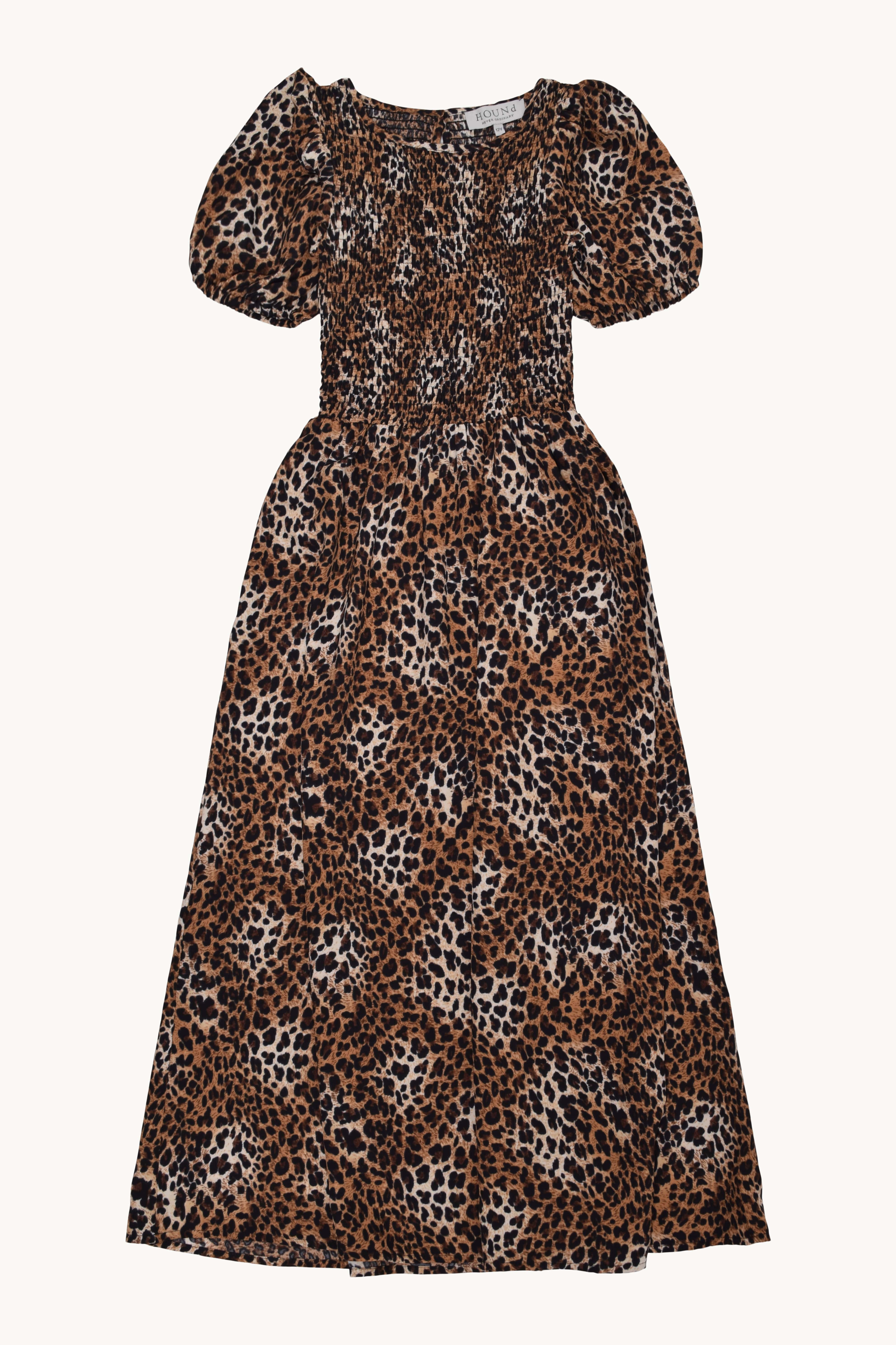 HOUNd - LEOPARD SMOCK DRESS - 7240651