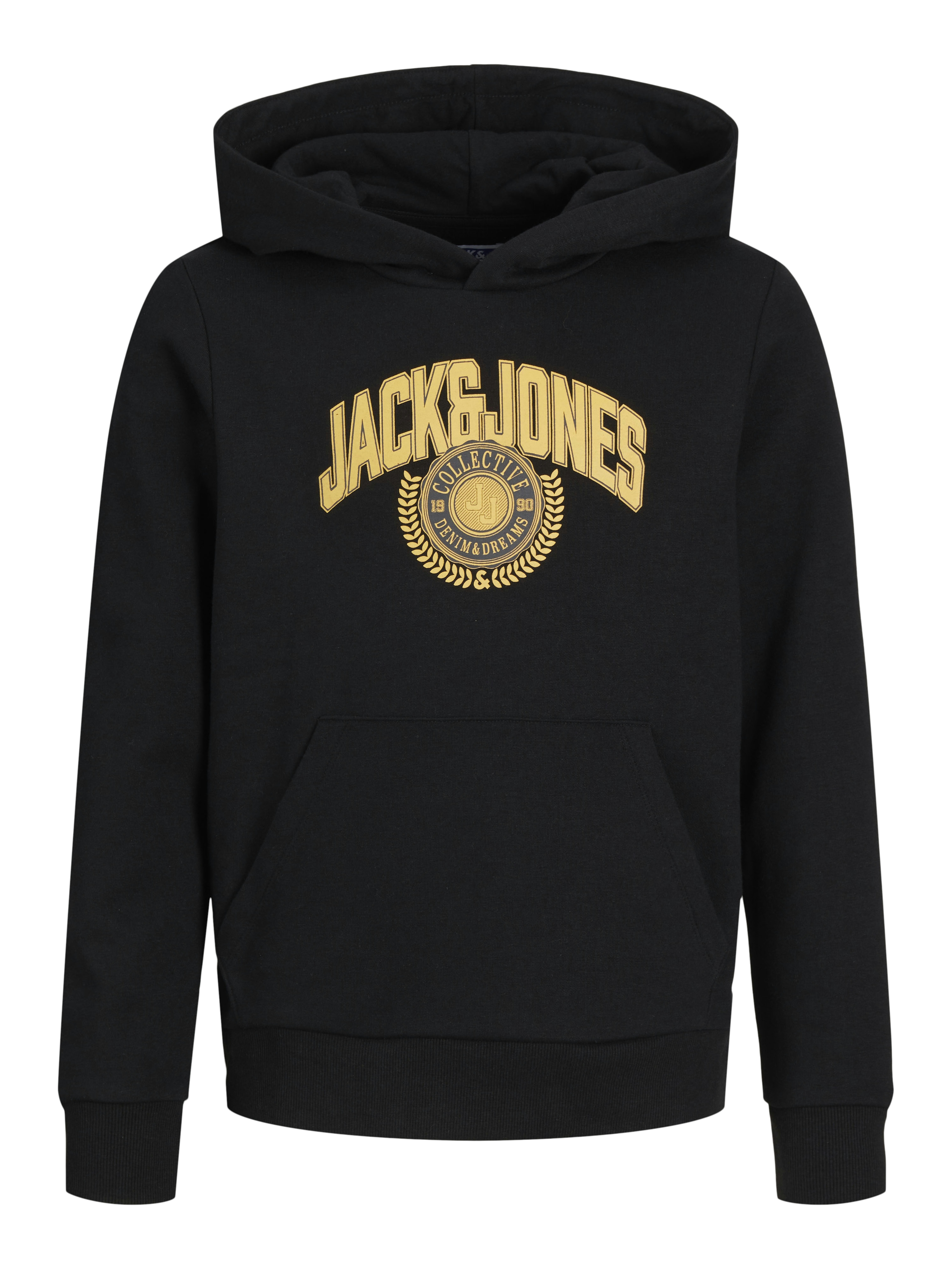 JACK&JONES - JJKAM VARSITY SWEAT HOOD - 12266761