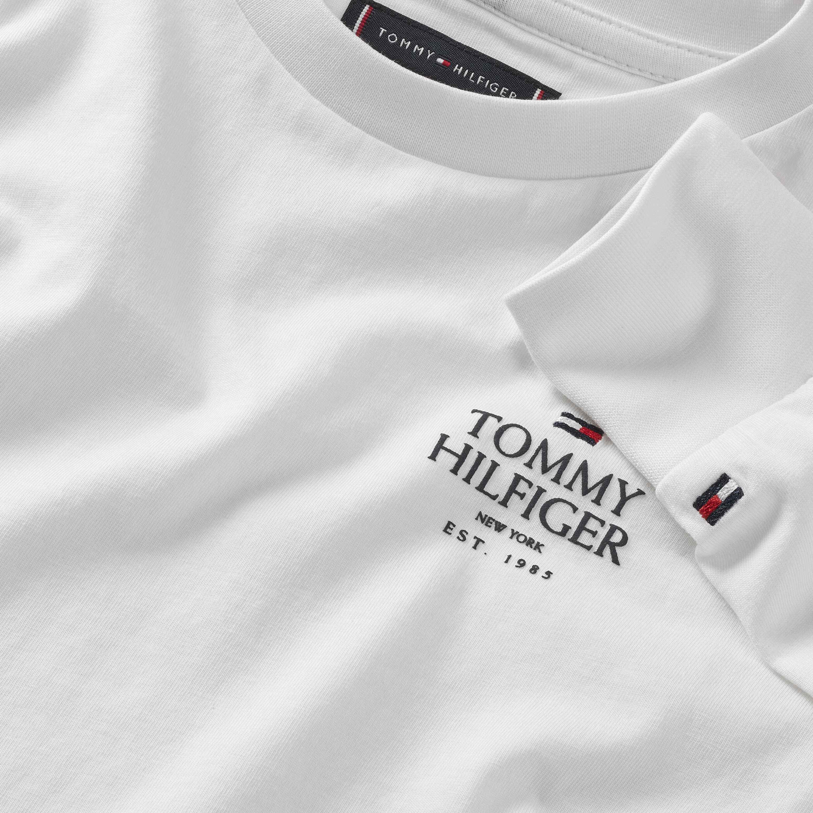 TOMMY HILFIGER - TH LOGO PUFF PRINT LS TEE - KB0KB09276YBS