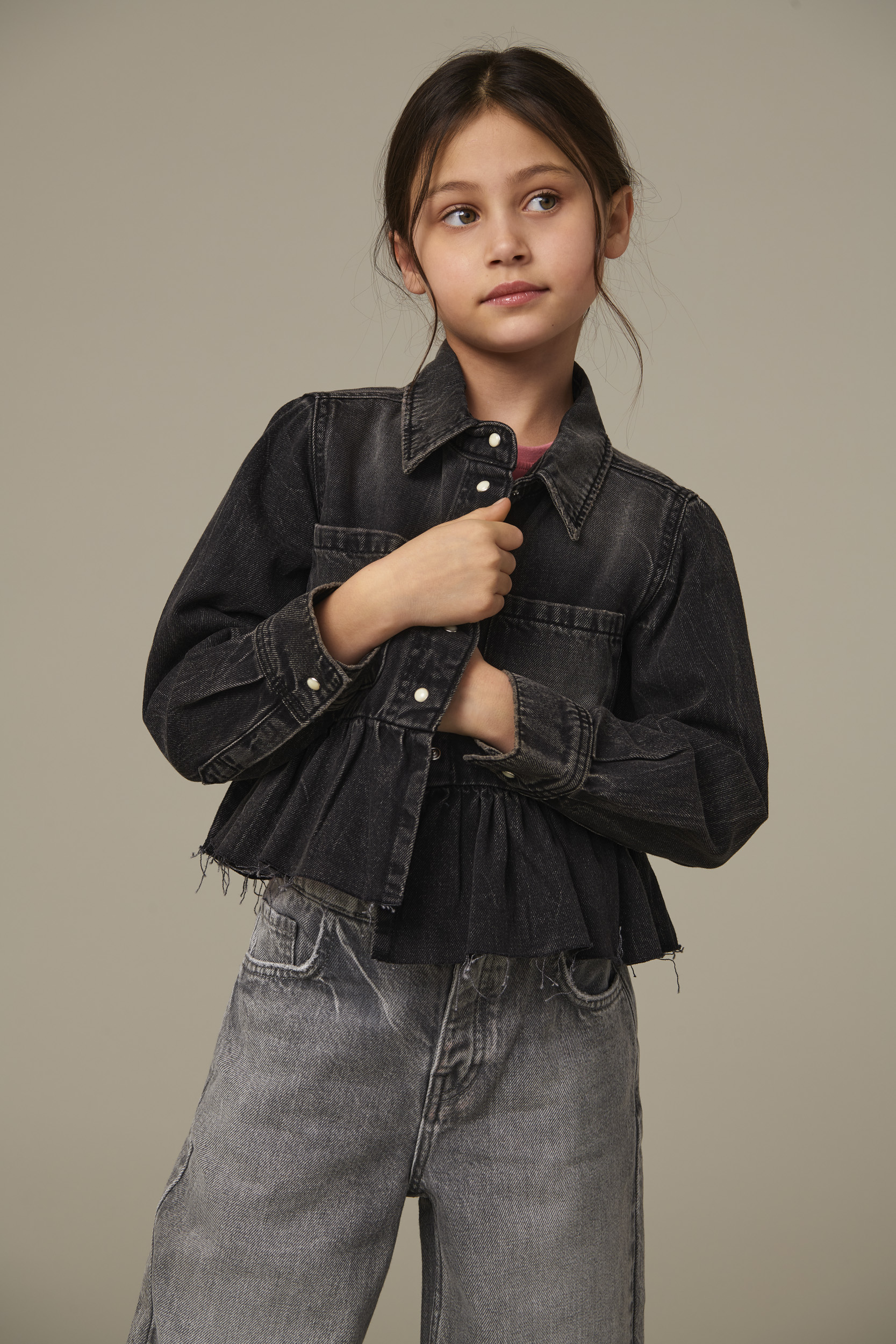 KIDS ONLY - KOGBROADWAY L/S DENIM SHIRT - 15333147