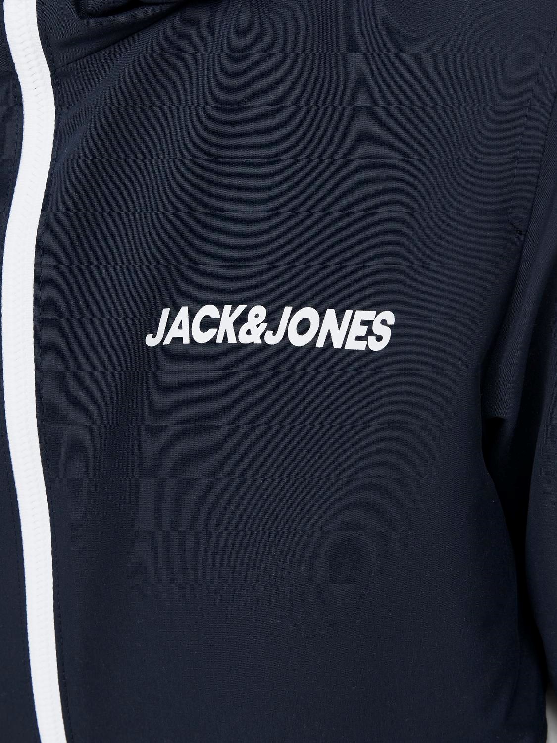 JACK&JONES - JJERUSH BLOOKING HOOD BOMBER - 12200453